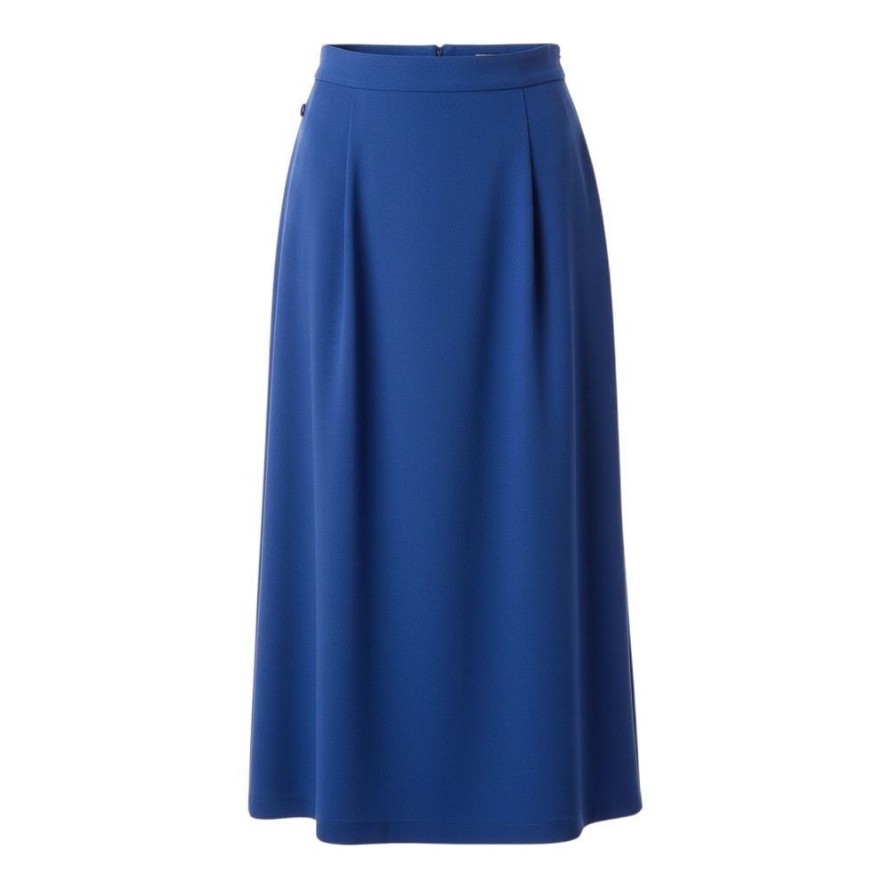 VTG Pendleton Wool Midi Skirt Sz 2 Royal Blue Womens Vintage Straight Excellent